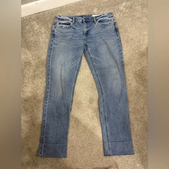 Rag & Bone Dre Slim Boyfriend Jeans Raw Hem Cuffed Mid rise Low Rise Dora 29 - Picture 7 of 16